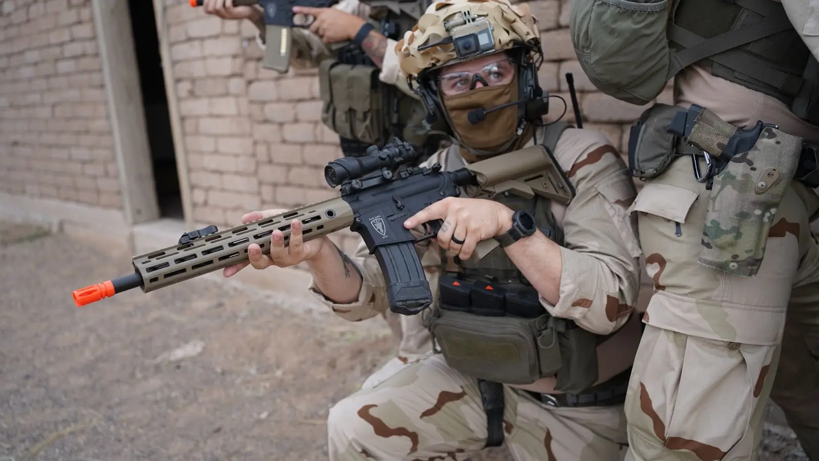 Operador em ação - Airsoft Grande ABC